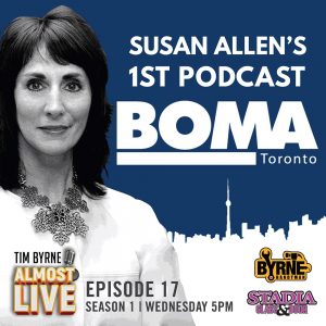 Tim is really excited for this week’s guest. He somehow managed to convince the President of BOMA Toronto to join him on this edition. Susan Allen has a ton of experience in building management, including a decade at Cadillac Fairview. Tim’s been super-impressed with her work ethic for a long time and was thrilled when she agreed to appear on the show. Susan has been in the industry for a little over twenty years. She worked at TD Centre for about eight years and later was asked to move over to the retail side of the business. Her first property was at Woodbine Centre which was a faltering shopping mall in Etobicoke. She managed to turn the place around and learned a lot about retail in the process. Moving from commercial to retail was very different. The commercial world is a lot more buttoned-down and corporate. Woodbine depended on a lot of small businesses with very different expectations. Tim gets to brass tacks right away. “Who pays their rent better? Retail or commercial?” He asks point blank. Susan is very diplomatic in her answer. She says big corporate retailers are pretty easy to deal with because they are so stable. The smaller mom and pop operations are often struggling and that meant Susan had to make accomodations for them. Susan had already worked with BOMA for more than a decade before she came over to work as President. She had left her position at Cadillac Fairview to get her MBA. Shortly after the President of BOMA left and she was asked to take over. “Is BOMA an old boys club?” Tim asks. When he was more involved with the organization he found it to be a pretty insular place. Susan says they have worked very hard to change that. Every member can apply for any position now and they will all be guaranteed at least an interview. BOMA has also been working hard to open the organization to younger professionals. “Do women get paid less than men?” Tim asks. Susan says she hasn’t experienced that in her career, with the caveat that she has worked with two great companies over the years. These days top talent is in such high demand that she would be shocked if it was pervasive practice. “It just doesn't make any business sense.” She says. Tim wraps up the conversation by asking if she works more or less hours since moving to BOMA. Her husband asked the same question. She says she’s just not wired that way. She’s always working to raise the bar higher. “You’re a total powerhouse.” Tim says. Connect https://www.bomatoronto.org/ https://www.linkedin.com/in/susan-allen-7a28a586